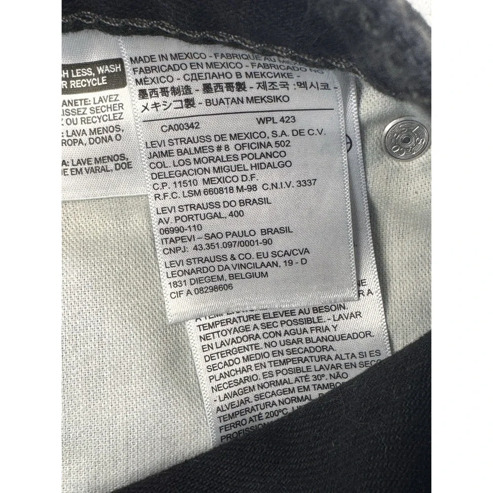 Levis‎ 550 Jeans Men 36x32 Black Relaxed Fit Straight Denim Y2K